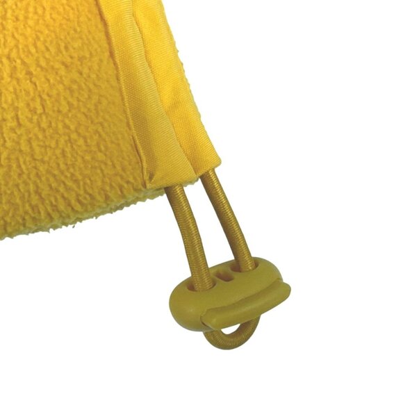 Abercrombie and Fitch Yellow Zipper Fleece Vest, Women's Small, 100% Polyester - Picture 4 of 8